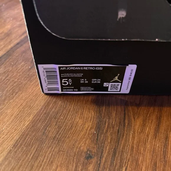 Air Jordan 6 Retro (GS) Alligator - Picture 5 of 5